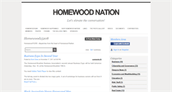 Desktop Screenshot of homewoodnation.com